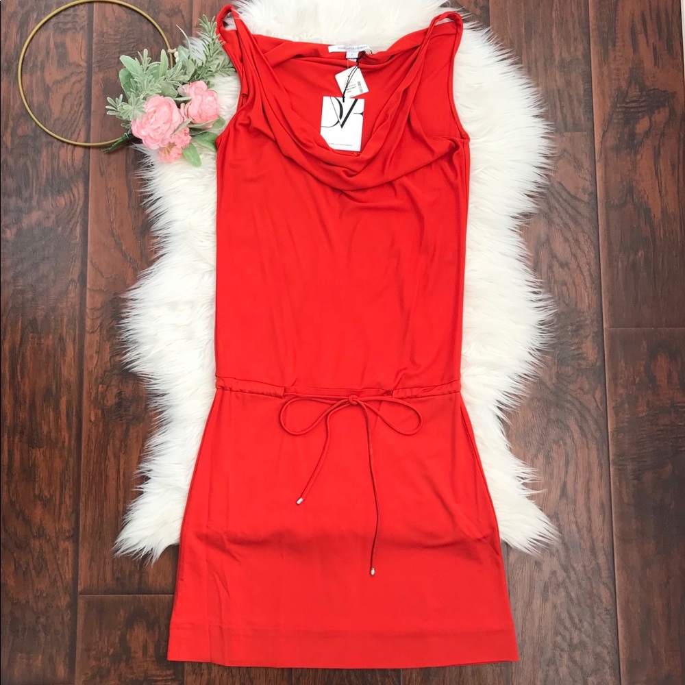NEW Diane Von Furstenberg New Tadd Drop Waist Dres